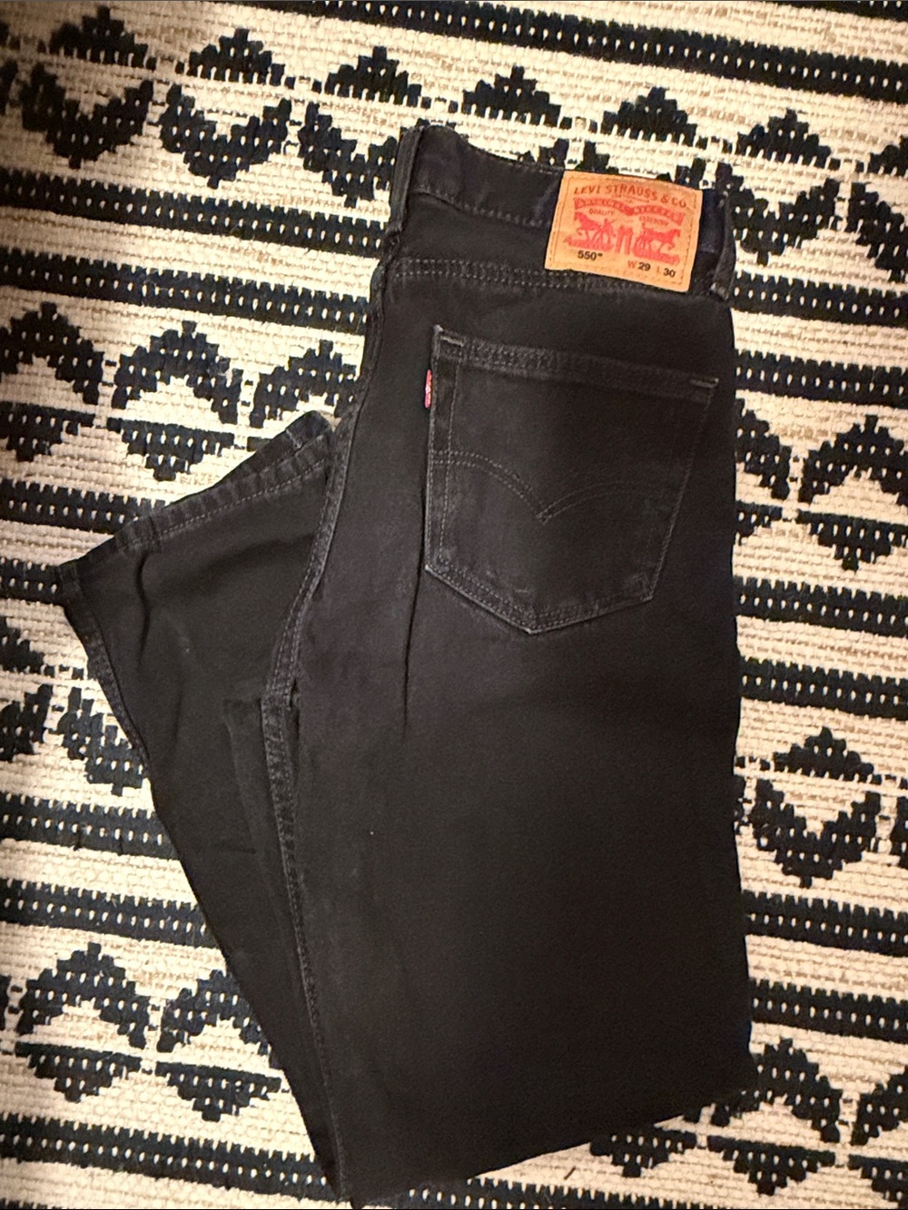 Levi's Men's Slim Straight Black Jeans